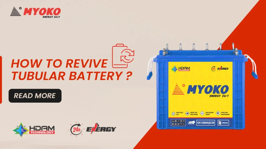 How to revive tubular battery