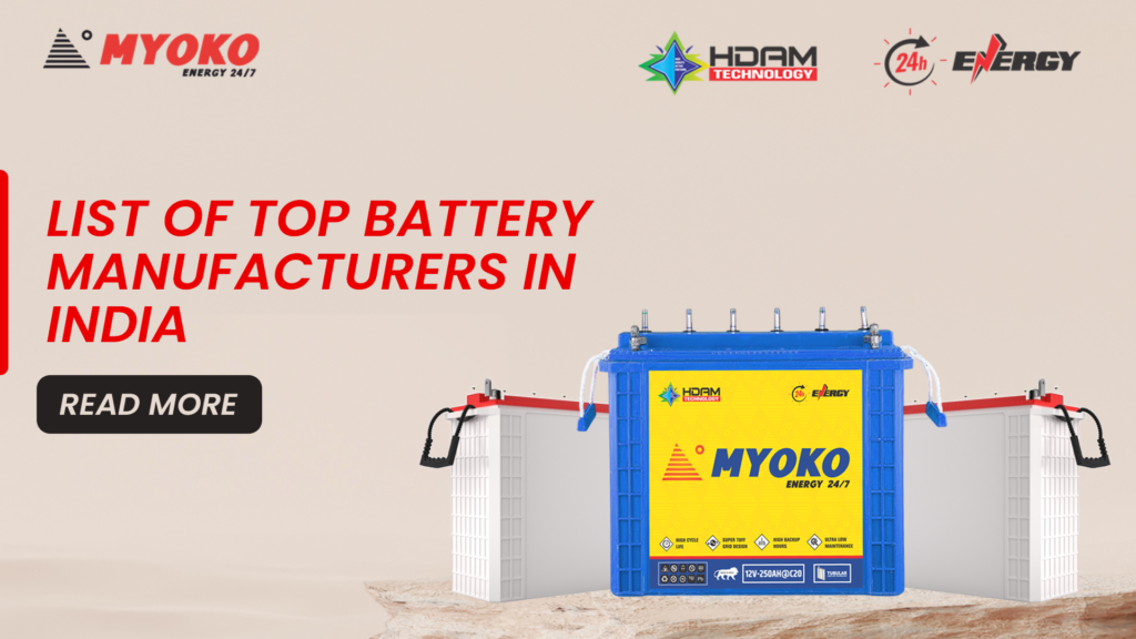 list of top battery manufacturers in india