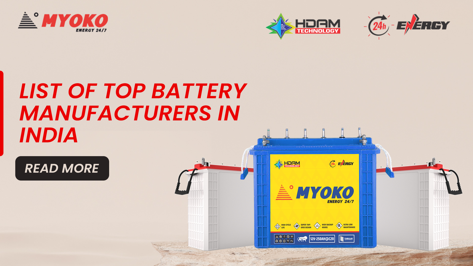 list of top battery manufacturers in india