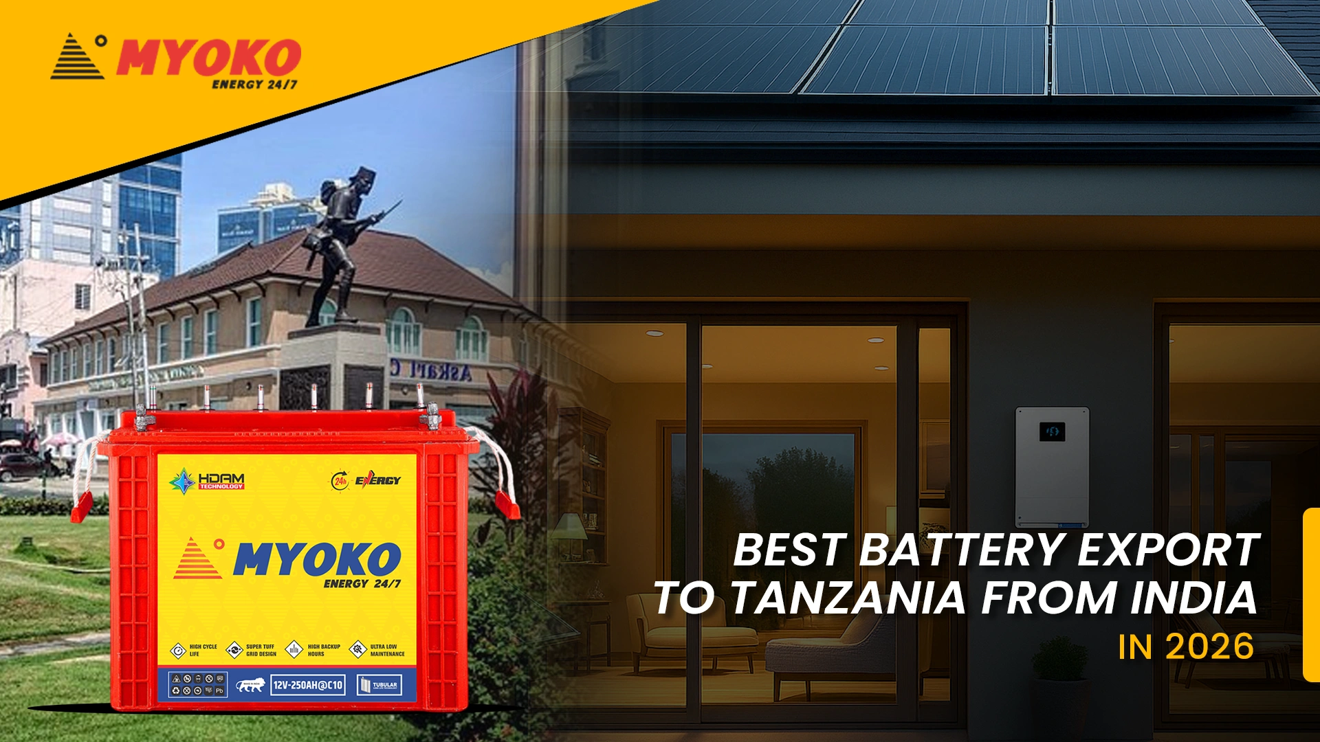 Best Battery Export to Tanzania from India in 2026