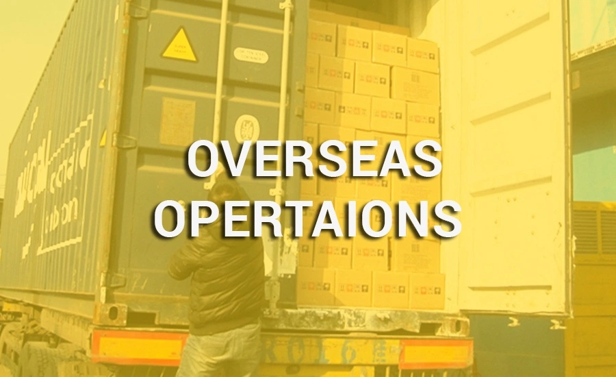 Overseas operations