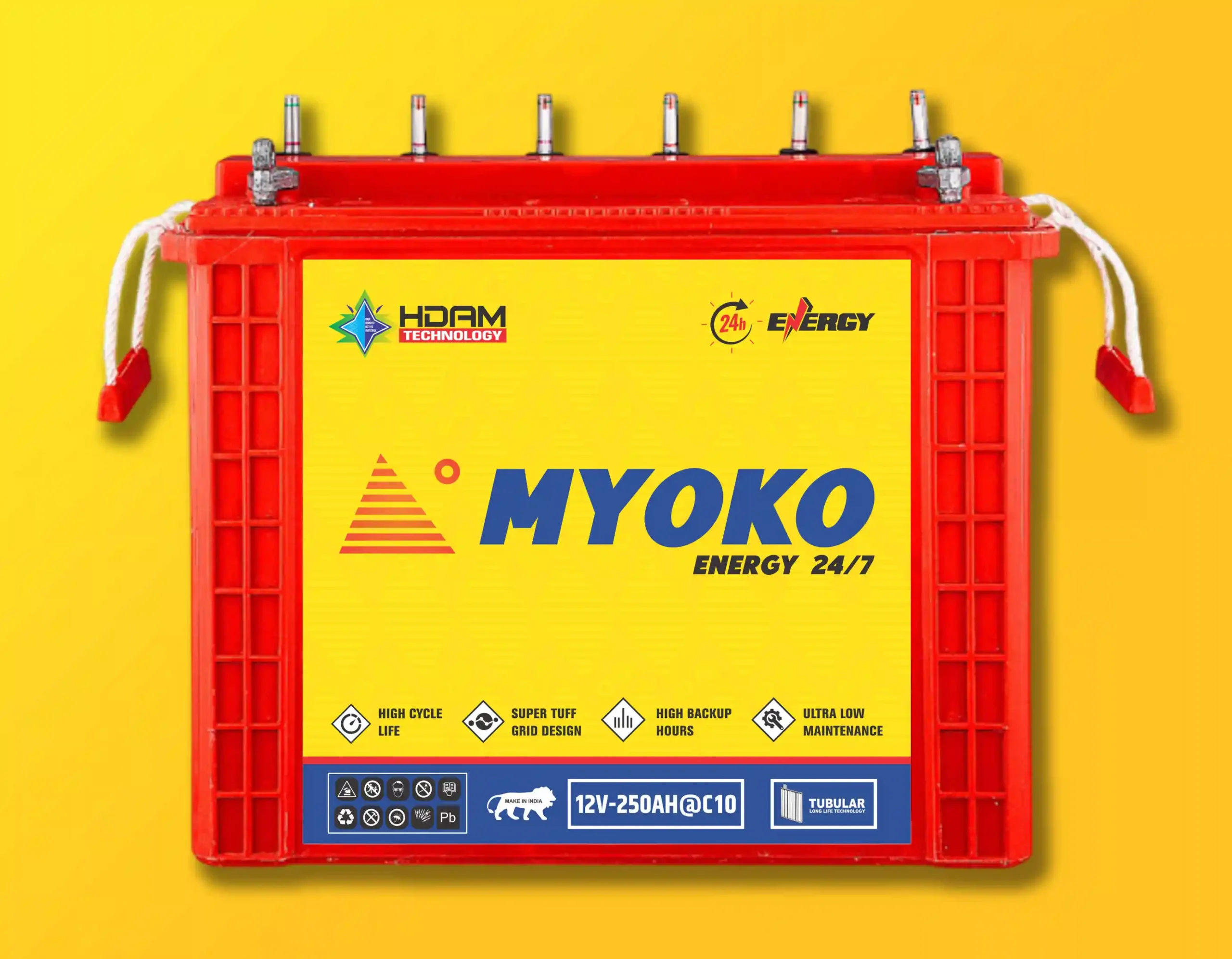 Solar Tubular Battery C10/C20 Rating